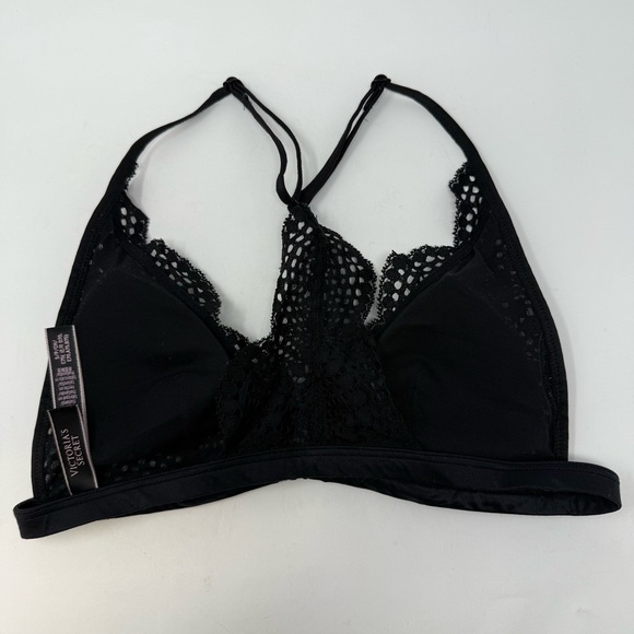 Victoria’s Secret Black Lace Front Closure Bralette Bra - Picture 7 of 10